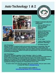 Automotive Technology 1 & 2 Flier